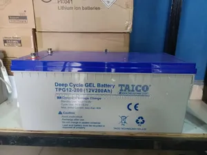 Taico Deep Cycle Gel Battery 200ah 12v Available