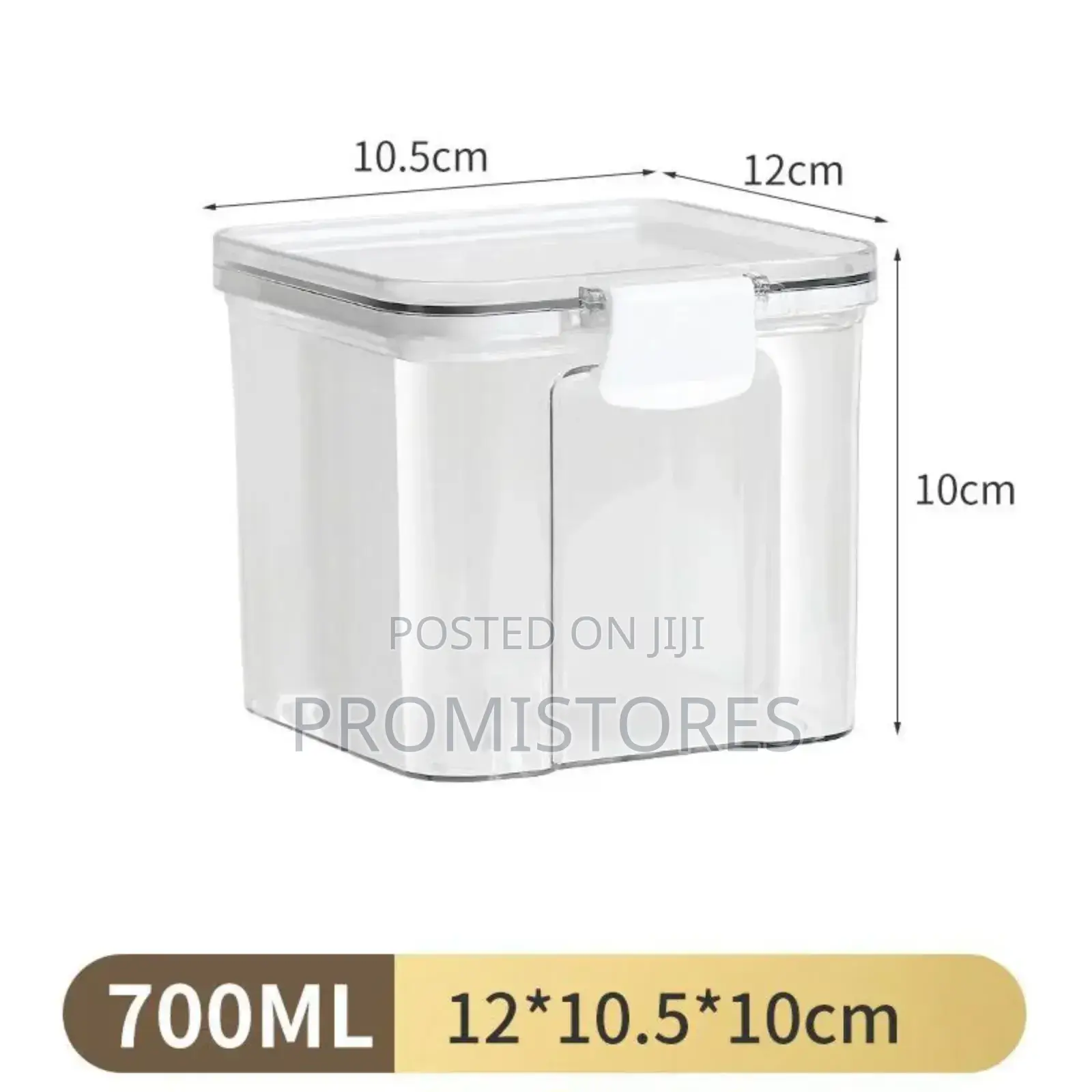 5pcs Food- Grade Transparent Plastic