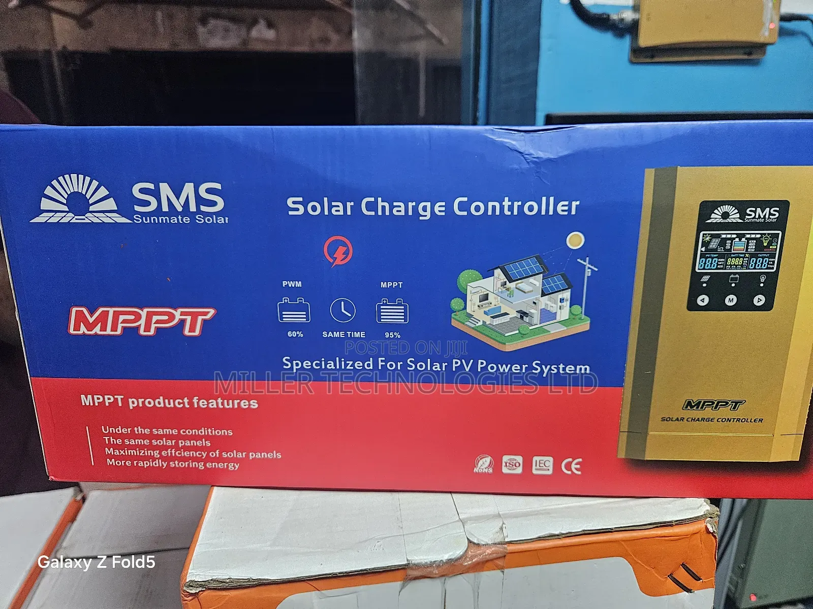 SMS Charge Controller 80A 12v/48v Strong Reliable