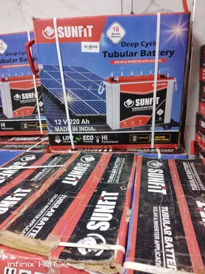 Sunfit Indian Tubular Battery 220ah/12v