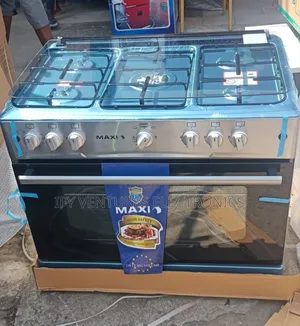 5 Burner Maxi Gas Cooker 60*90cm INOX COLOR