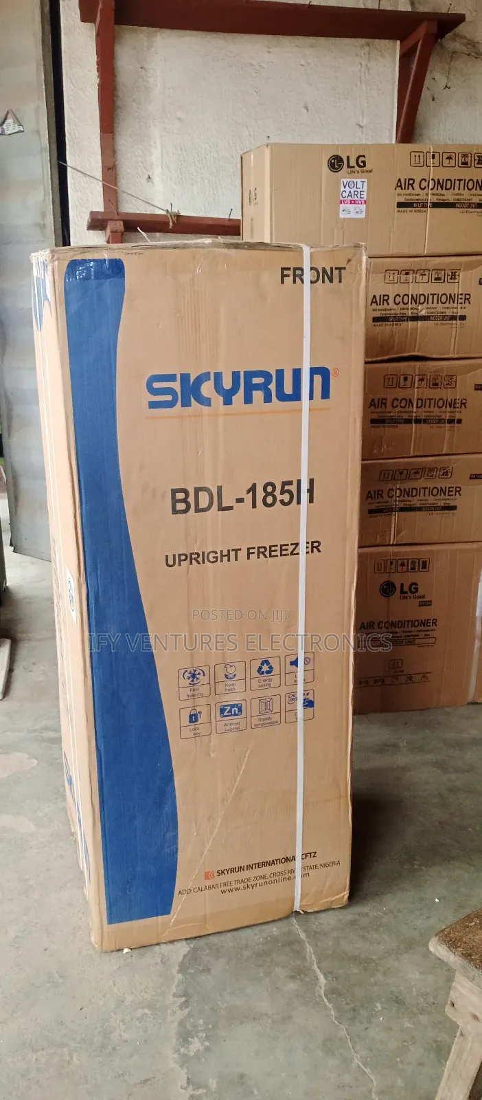 7 Steps Skyrun Upright Freezer With External Condenser