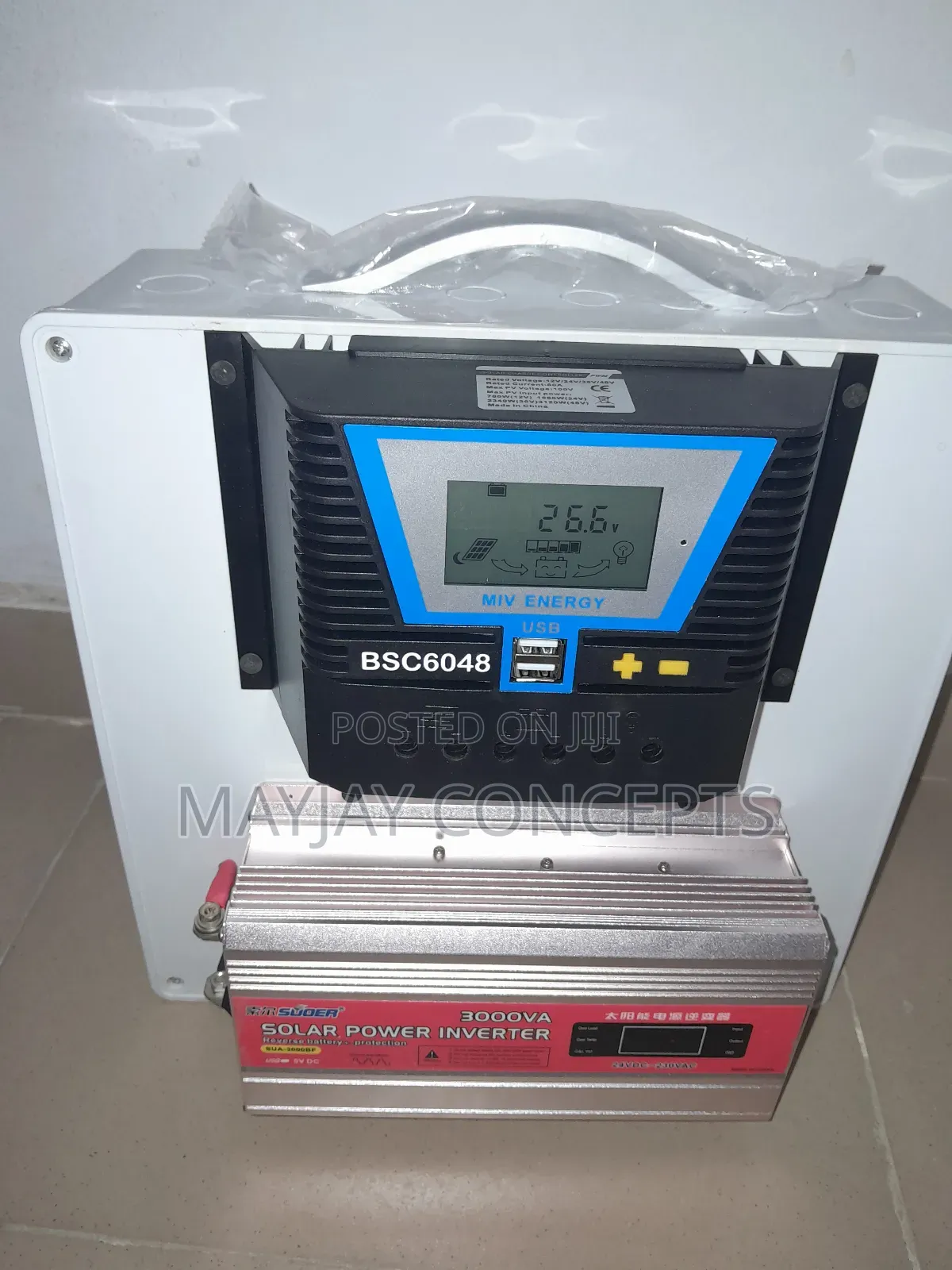 3kva Solar Inverter+1kw Lithium Battery+4 Panel for Freezer