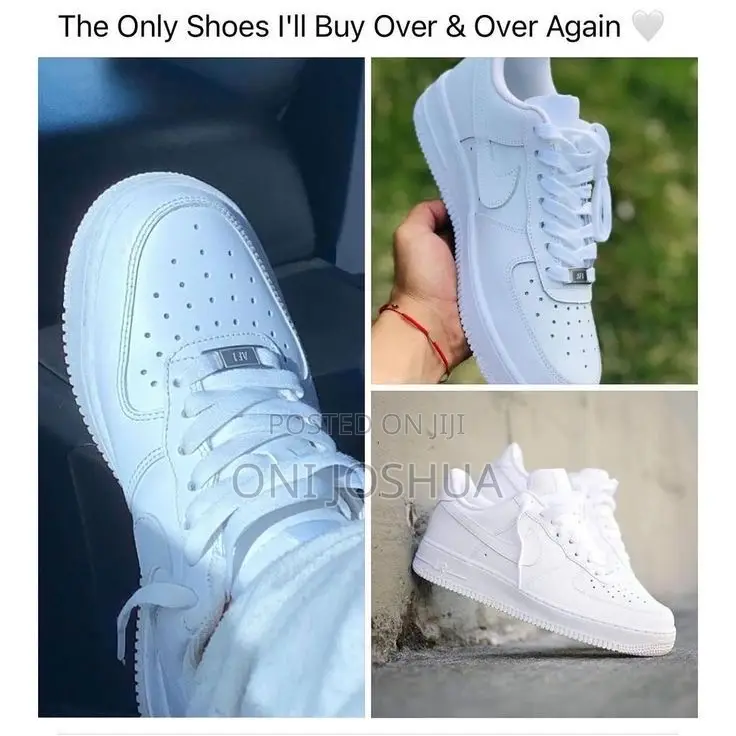 Grade a Original Plain White Sneakers