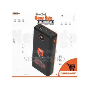 New Age Power Bank 30000mah FAST CHARGE TYPE C INPUT/OUTPU