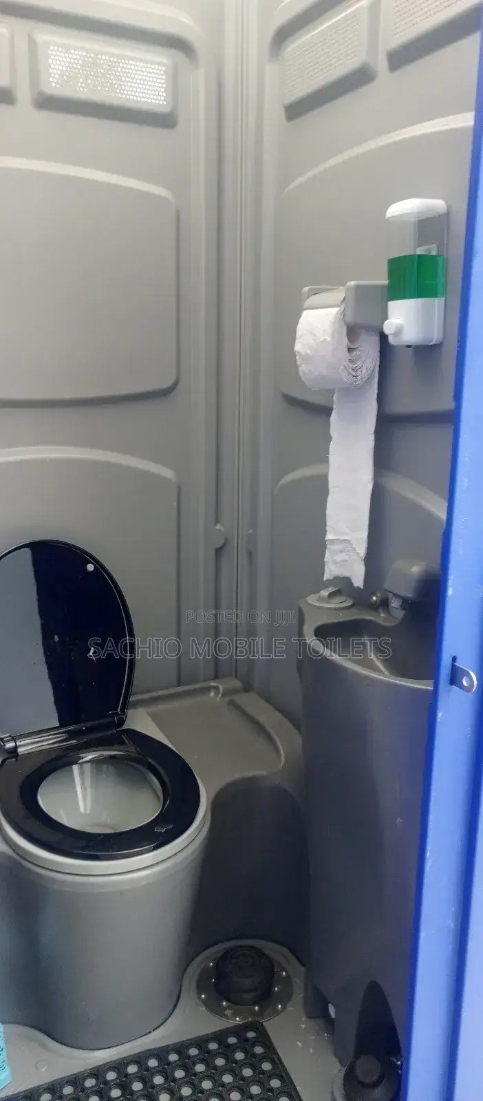 Clean and Convenient Mobile Toilets for Lagos Worksites
