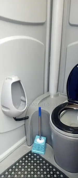 Hygienic Mobile Toilets for Lagos Construction Workers"