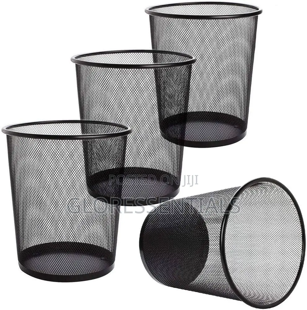 Iron Mesh Waste Basket