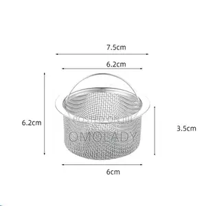 Stainless Steel Sink Strainer Basket Filter With Handle -1pc