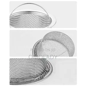 Stainless Steel Sink Strainer Basket Filter With Handle -1pc