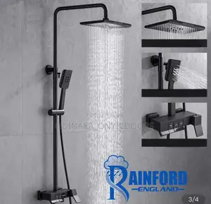 Rainford England Luxury Piano Shower Mixer (Black G)