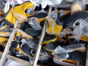 Yellow Safety Rain Boots