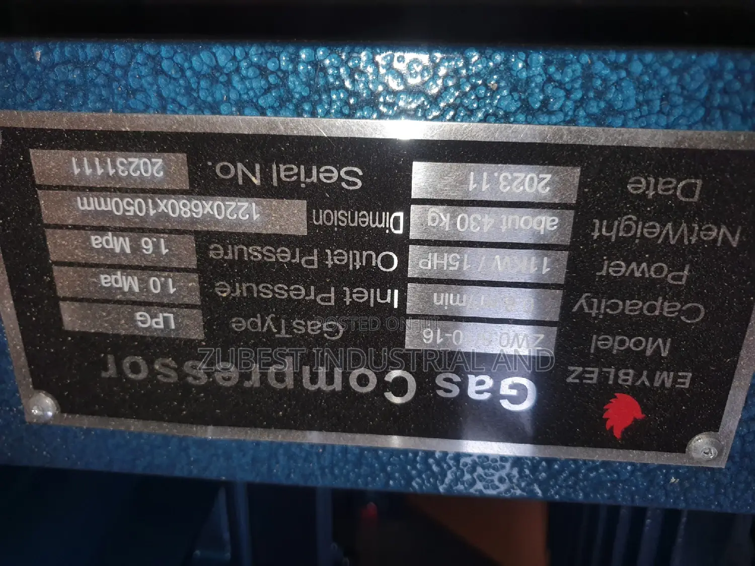 15hp Lpg Gas Compressor