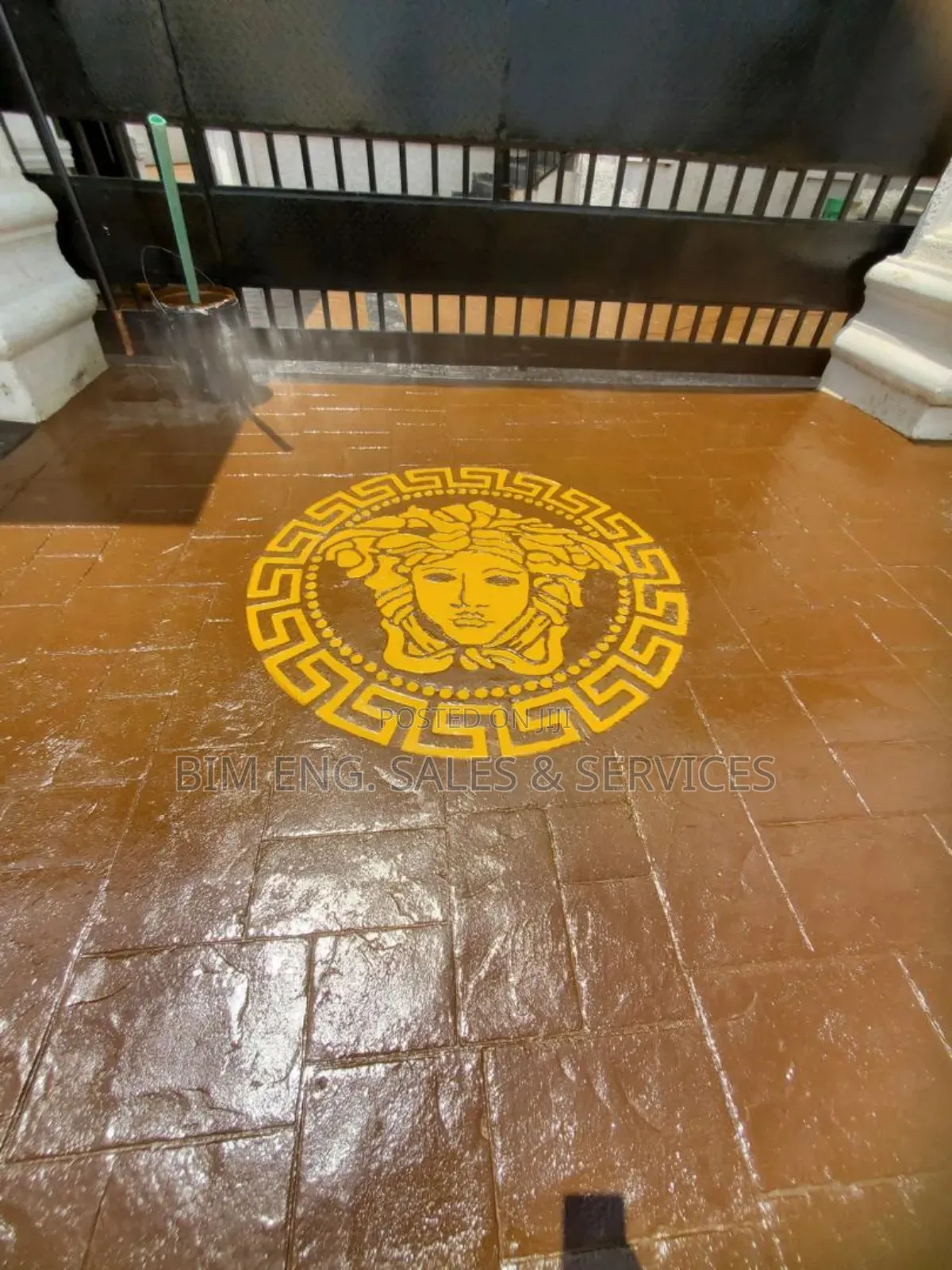 Stamped Concrete Floor