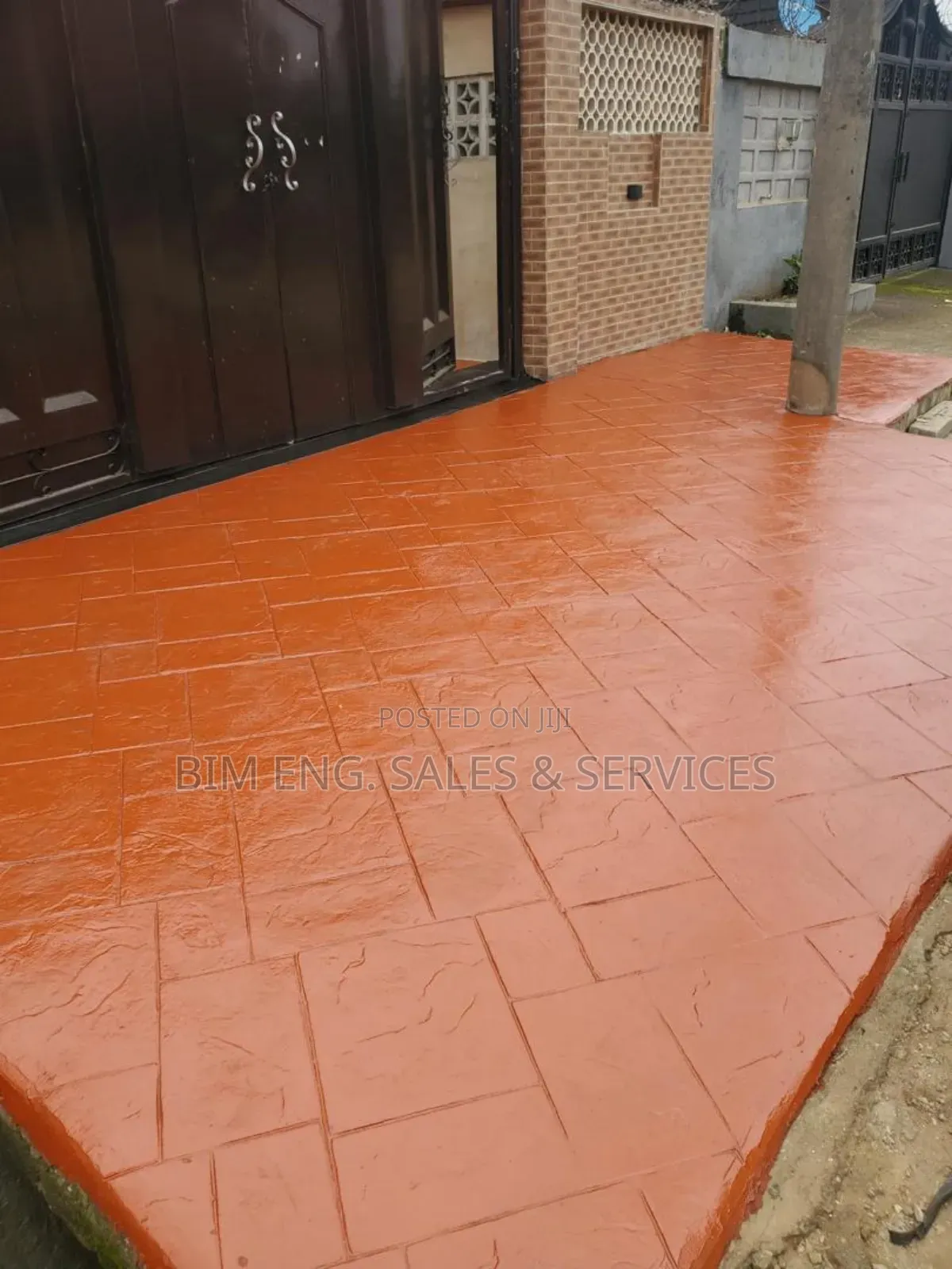 Stamped Concrete Floor