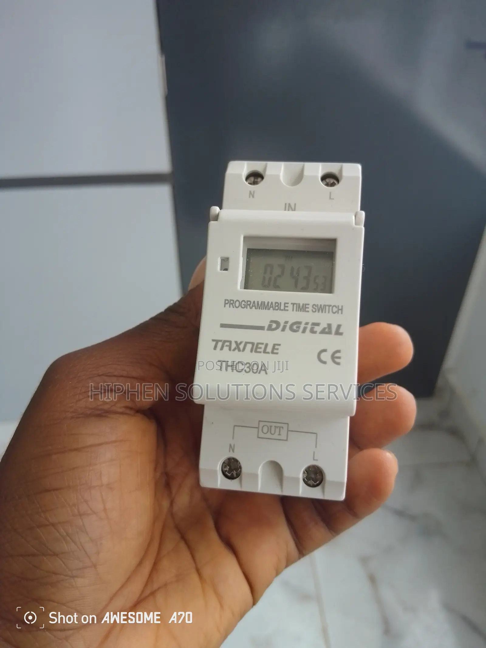 Electronic Digital Timer Switch 24 Hour Cyclic