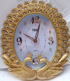 Peacock Design Wall Clock