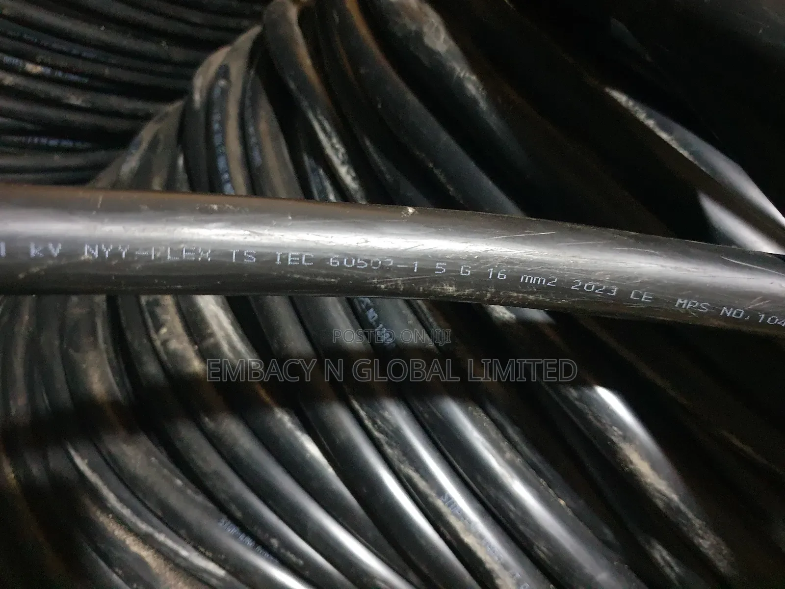 16mm 5core PVC/PVC Cable