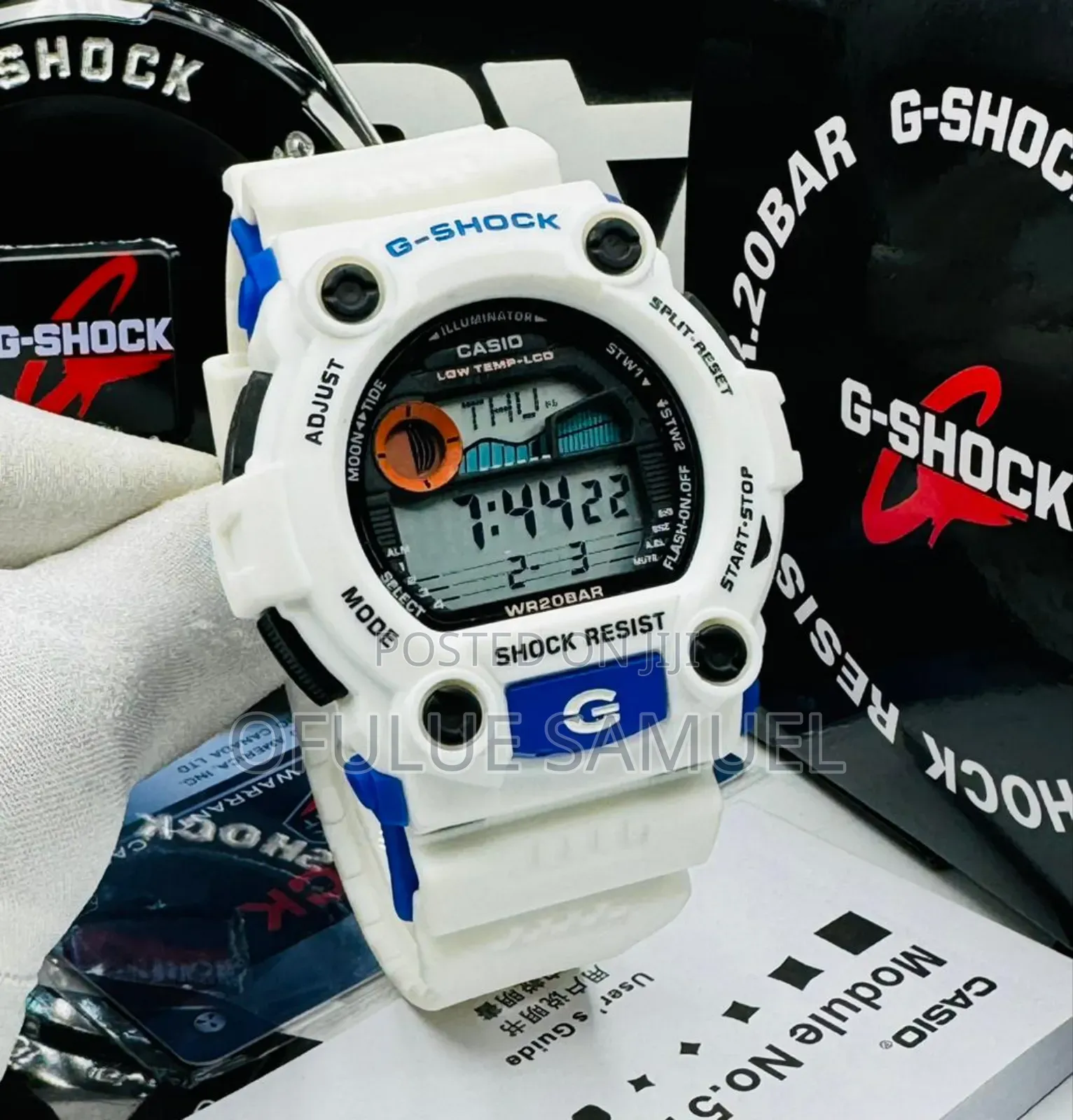 Gshock Rubber Strap Digital Watch