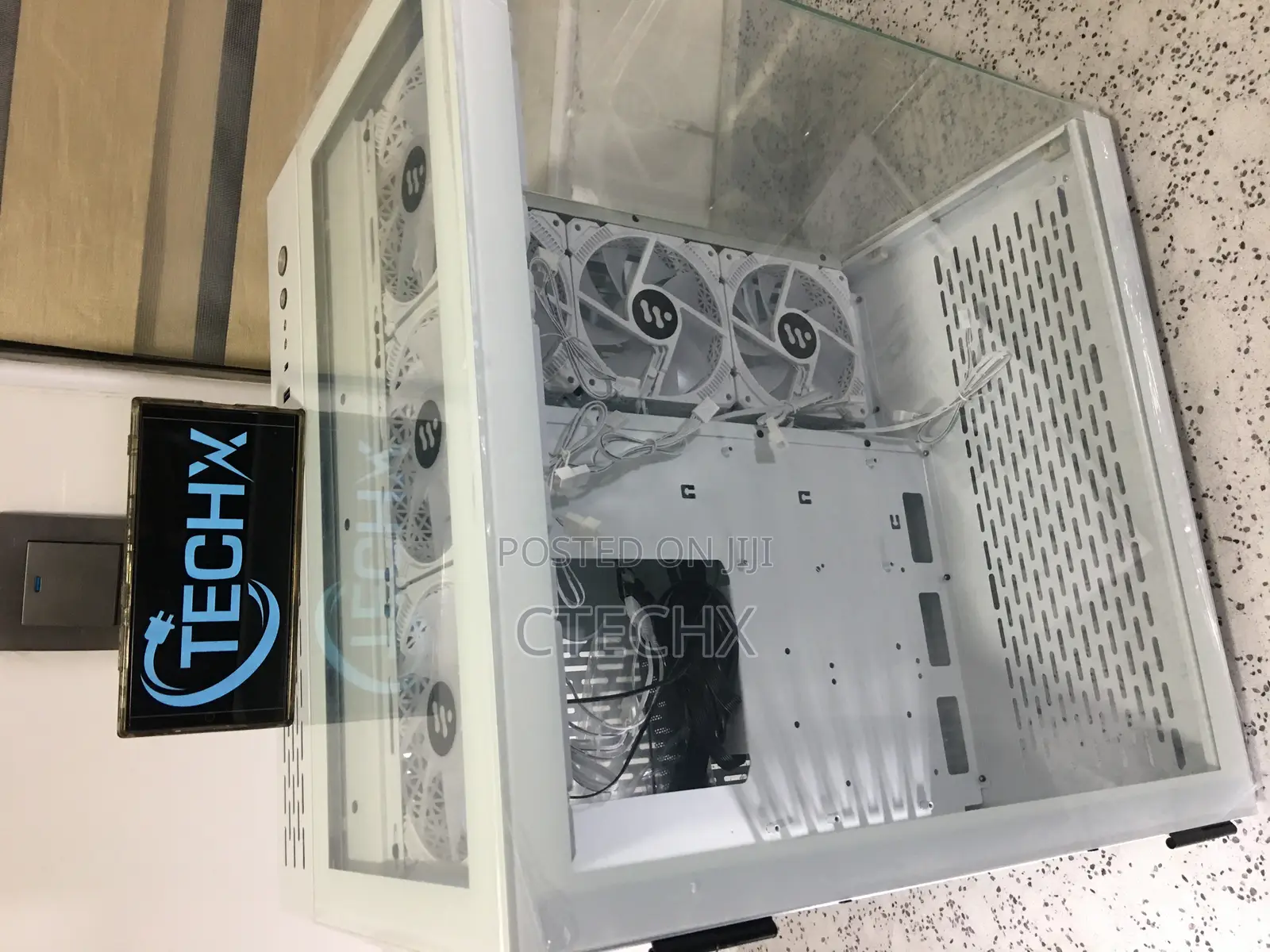Gaming Computer Case With 6 PWM Argb Fans