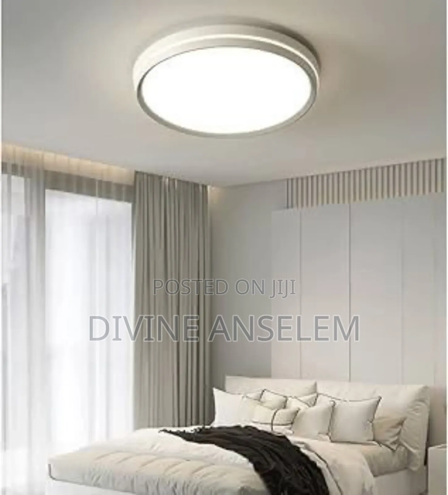 Round Surface Ceiling Light Bedroom
