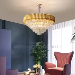 600mm Crystal Chandalier Home Decor Parlor Room Hotel Light