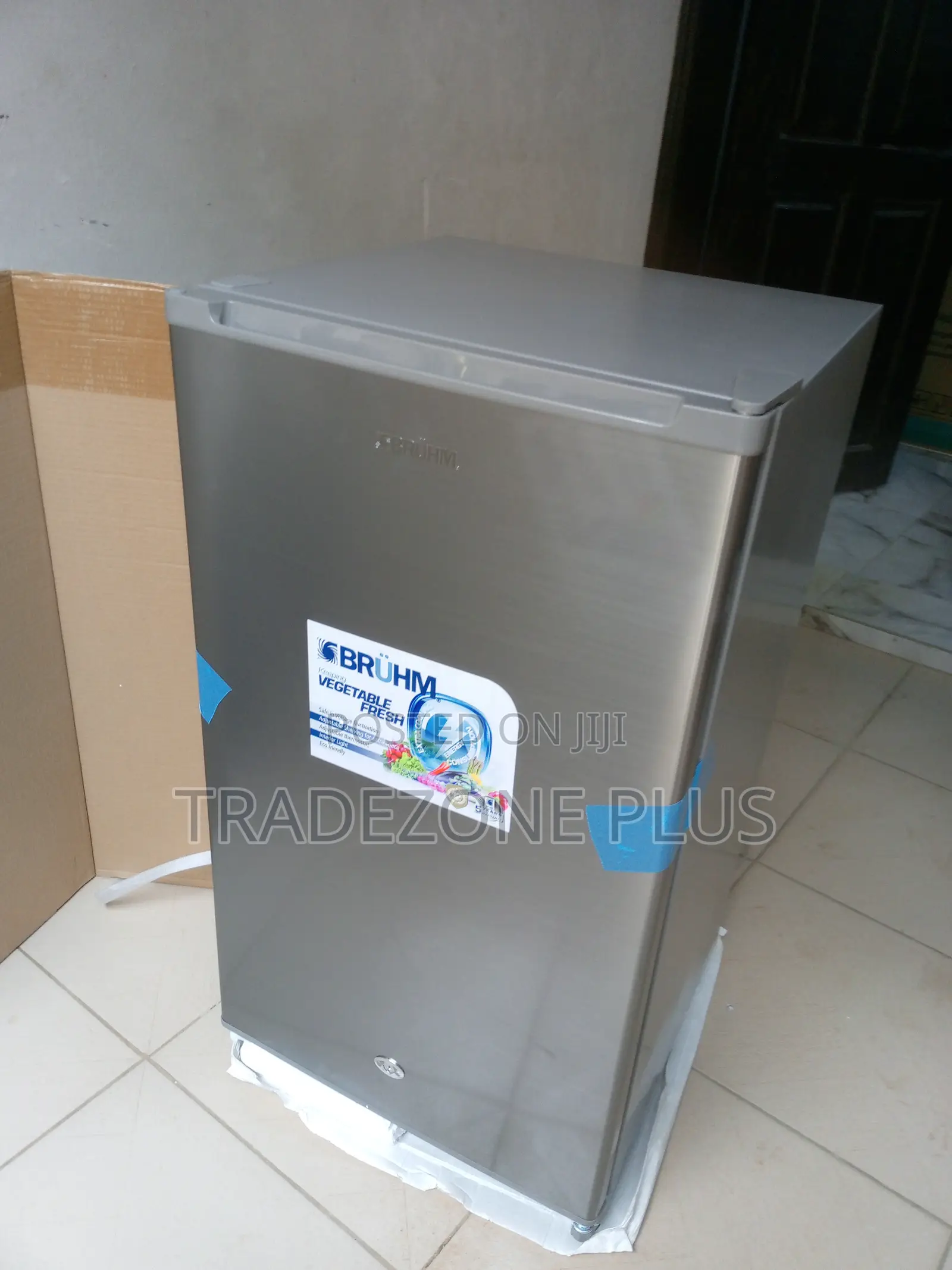 Super Cooling Bruhm 90ltrs Refrigerator With Lock Key