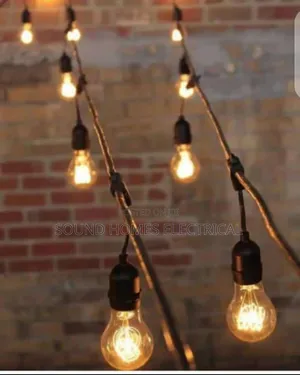 10 Meters by 20 Lampholders String Lights