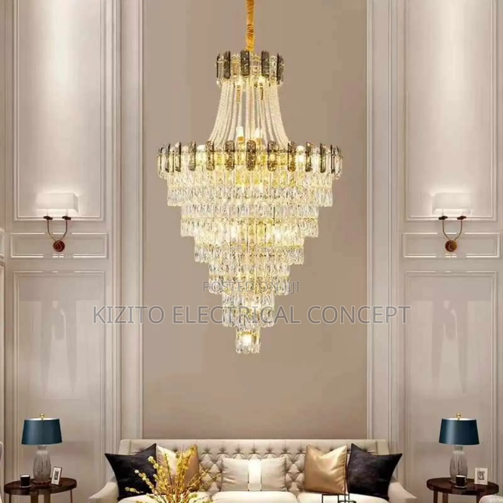 LED Chandalier Ceiling Fitting Pendant Light Lobby Suit