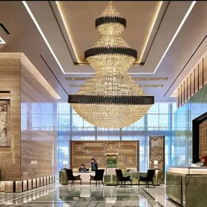 CHANDALIER 1200*1500mm LED Luxury Nodic Crystal Chandalier