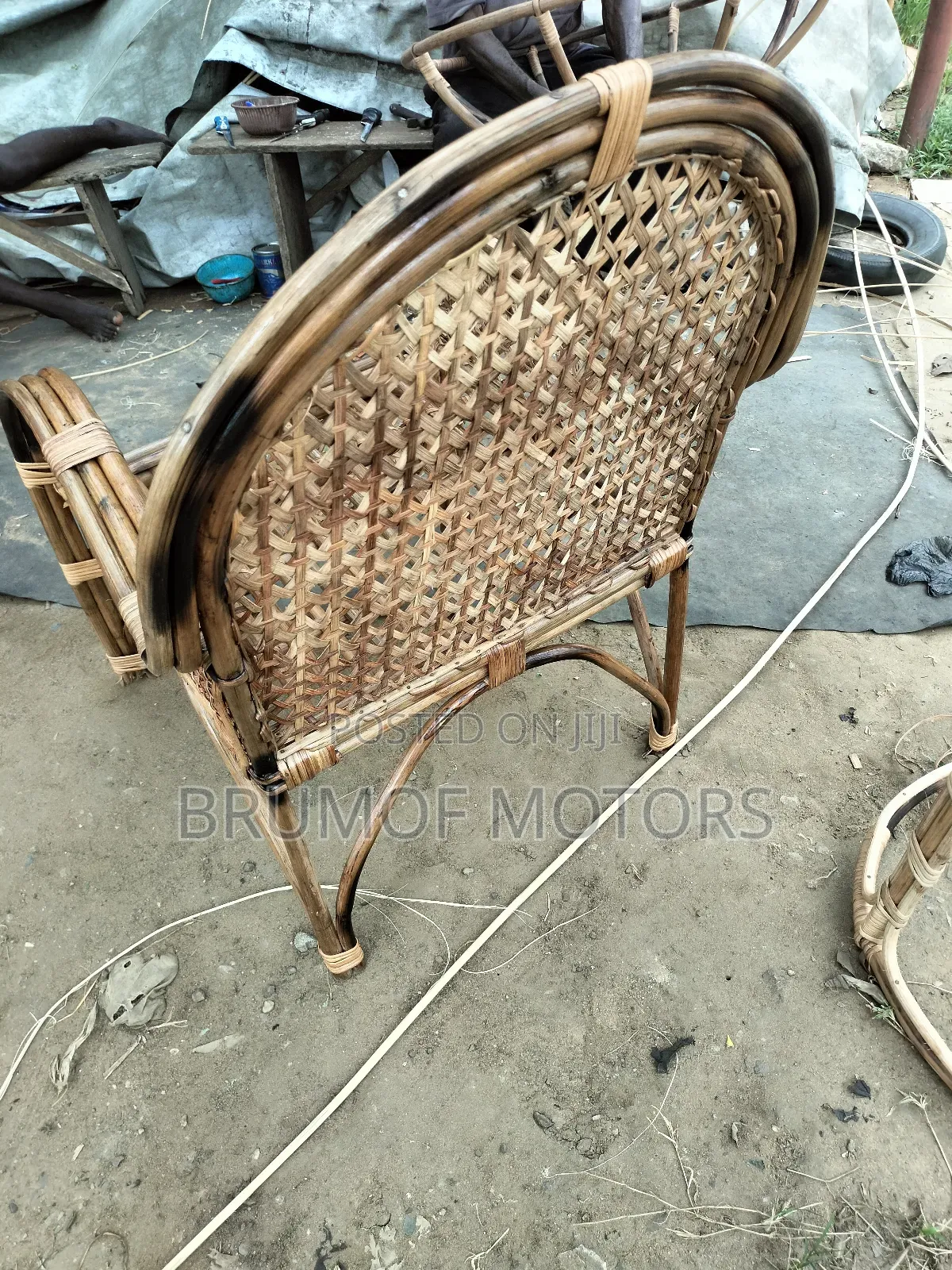 African Cane Chair
