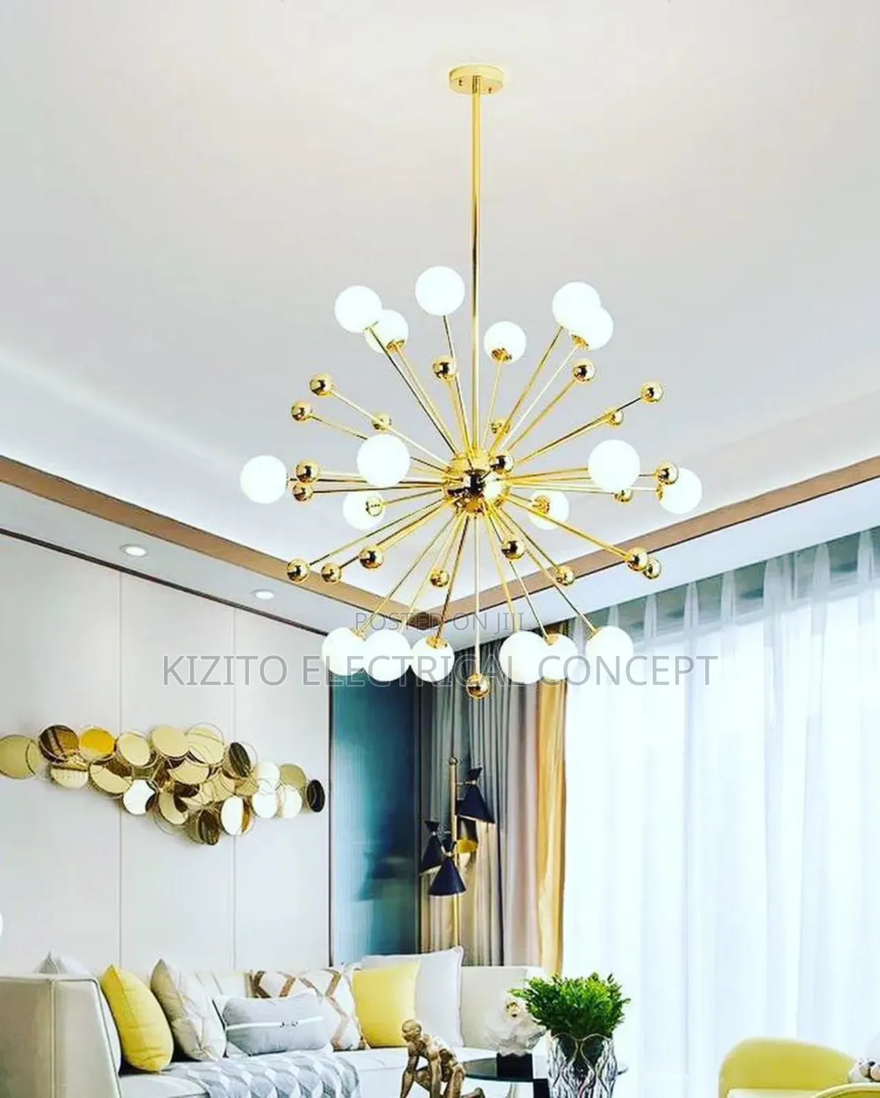 Dandelion Hanging Lamp for Ceiling Fitting Dropping Pendant