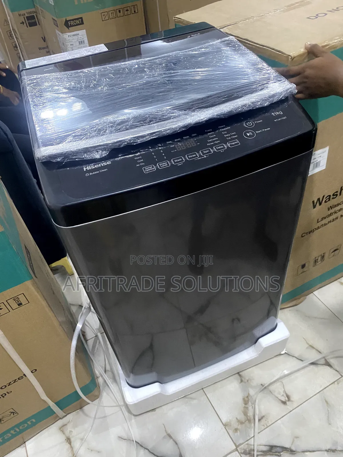 Efficient Hisense Washing Machine Automatic- 11kg Capacity