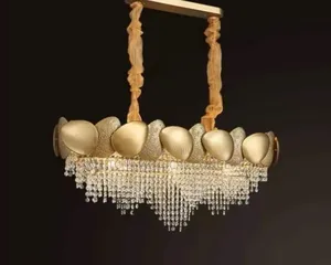 Gold Plated Jewelry Crystal Chandalier Stairs Long Spiral