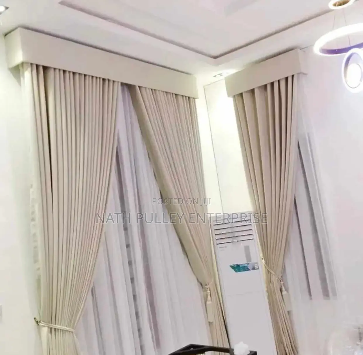 Plain Cover Living Room Curtain