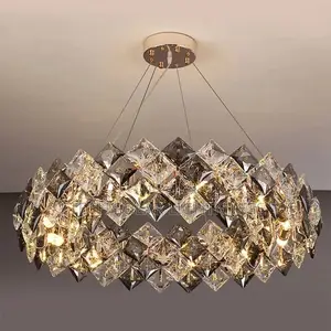 Post Modern Living Room Crystal Chandelier Light