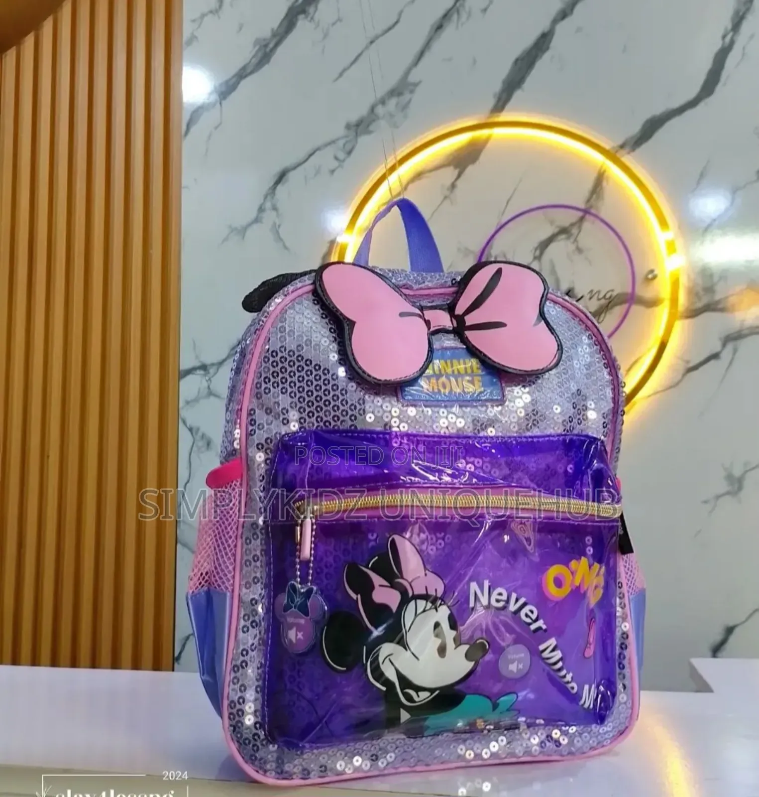 Minnie Mouse Character Backpack
