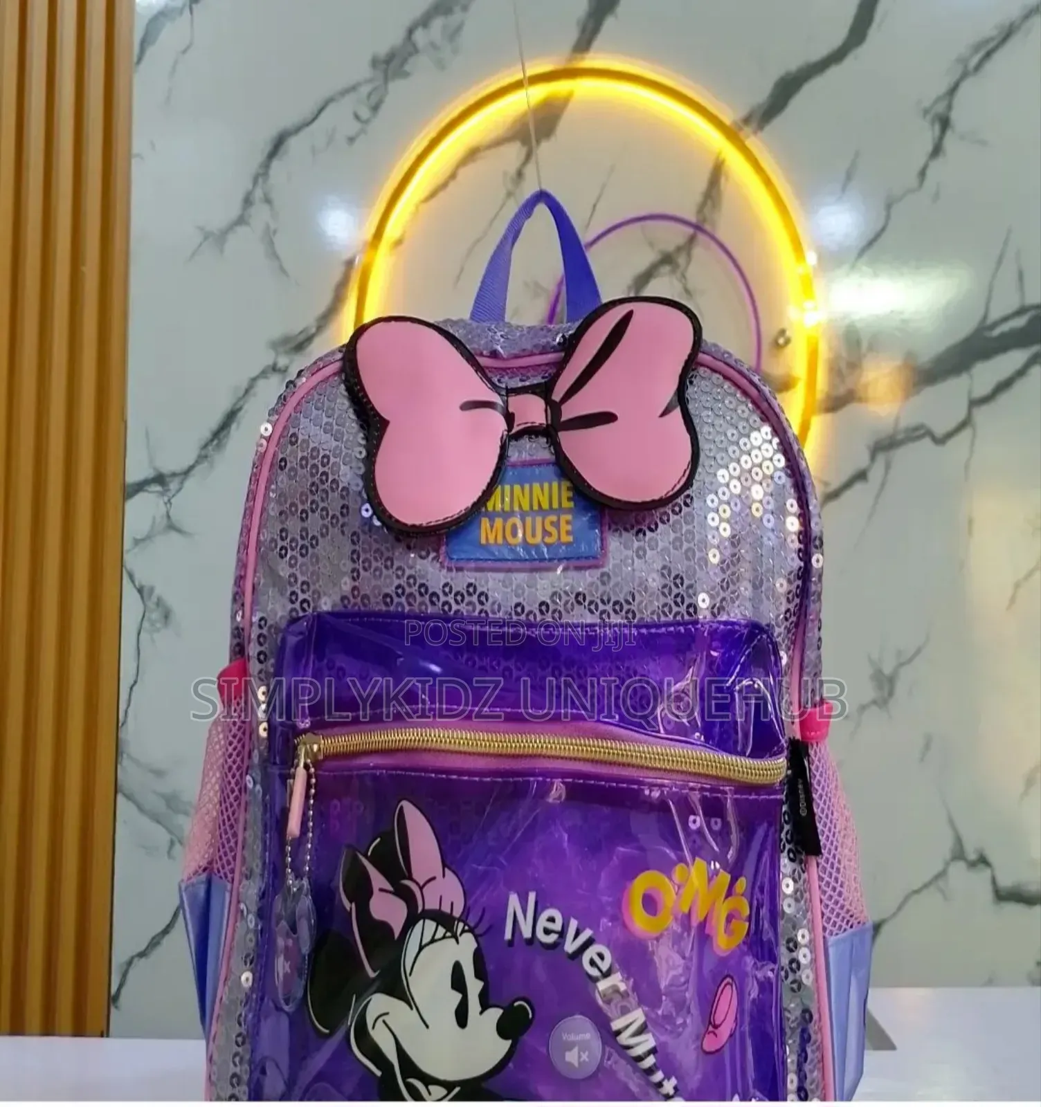Minnie Mouse Character Backpack