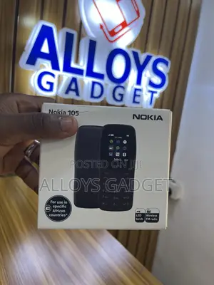 New Nokia 105 4G Black