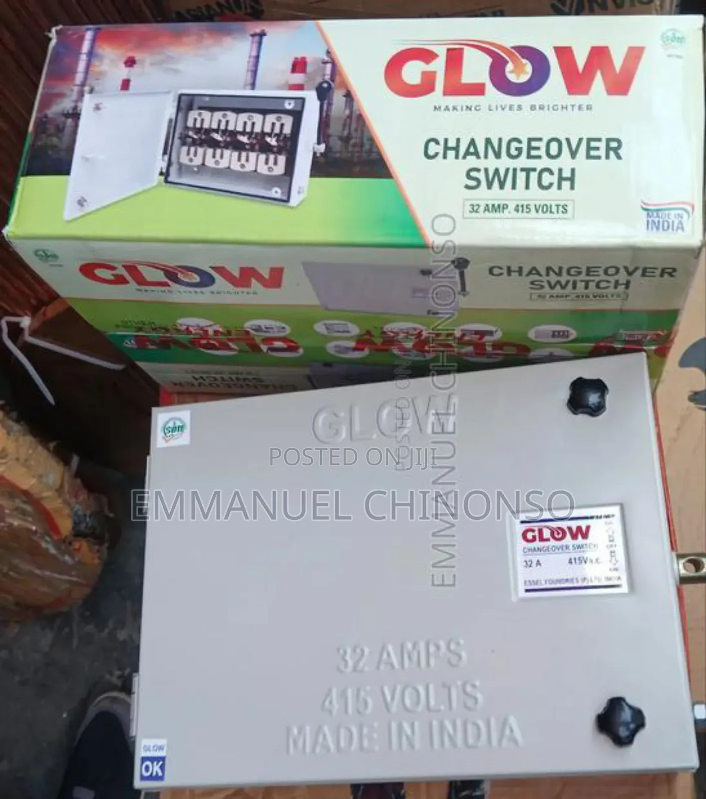 32A Glow Changeover Switch