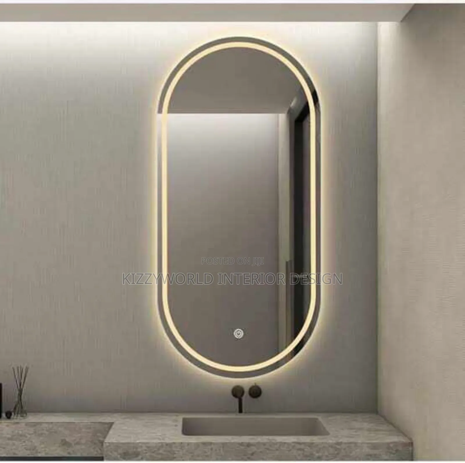 LED Wall Mirror With Light .