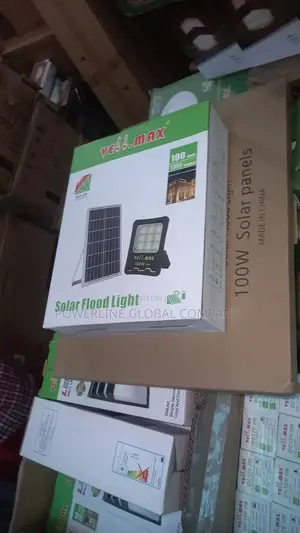 100w Solar Flood Light For Homes/ Hotels/ Estates/ Companies