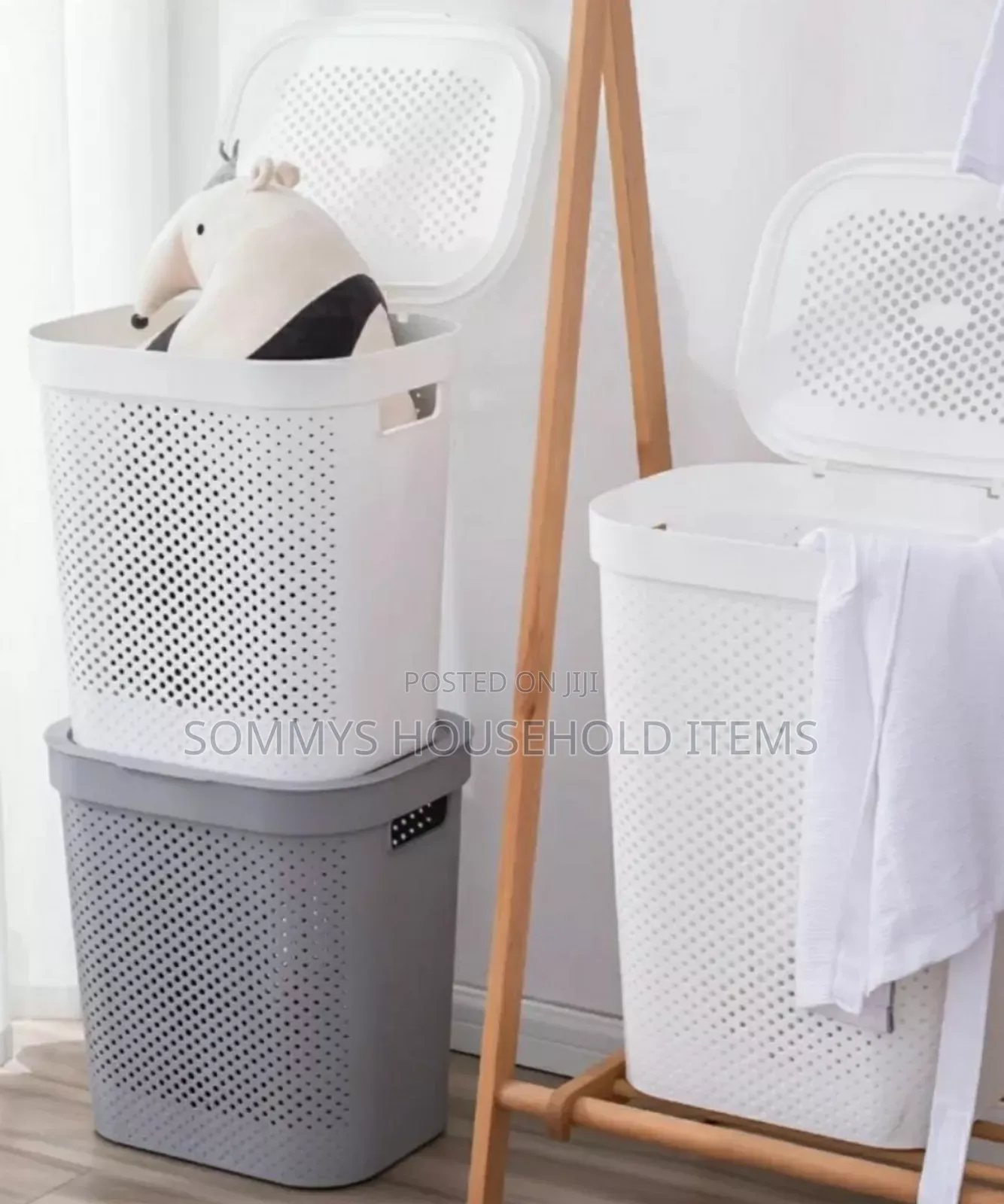 60L Quality Hamper Laundry Basket