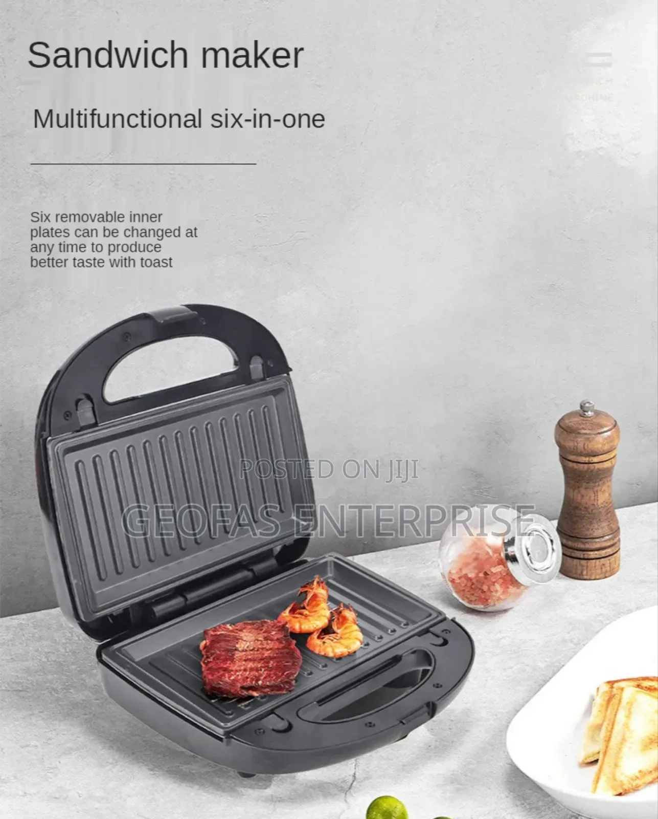 6in1 Electric Sandwich Machine
