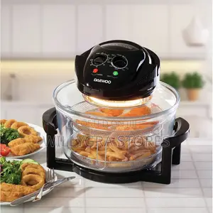 Daewoo Halogen Air Fryer Low Fat Oven - 1300W -17l - Black