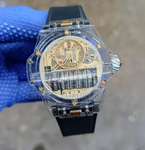 Hublot Geneva Transparent Case Wristwatch