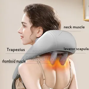 Neck Shoulder Massager With Heat, Portable Massage Pillow