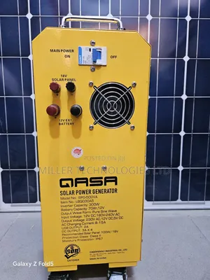 Qasa Solar Generator SPG-500va Will Power Your Home