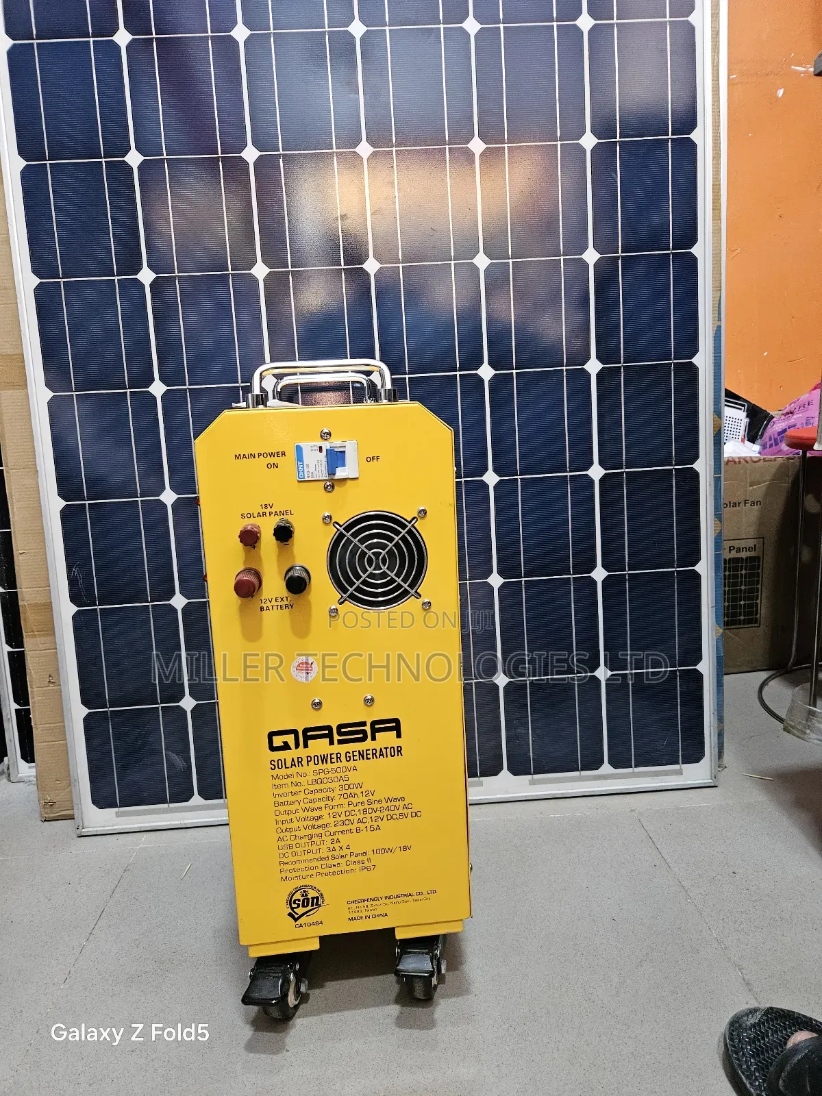 Qasa Solar Generator SPG-500va Will Power Your Home