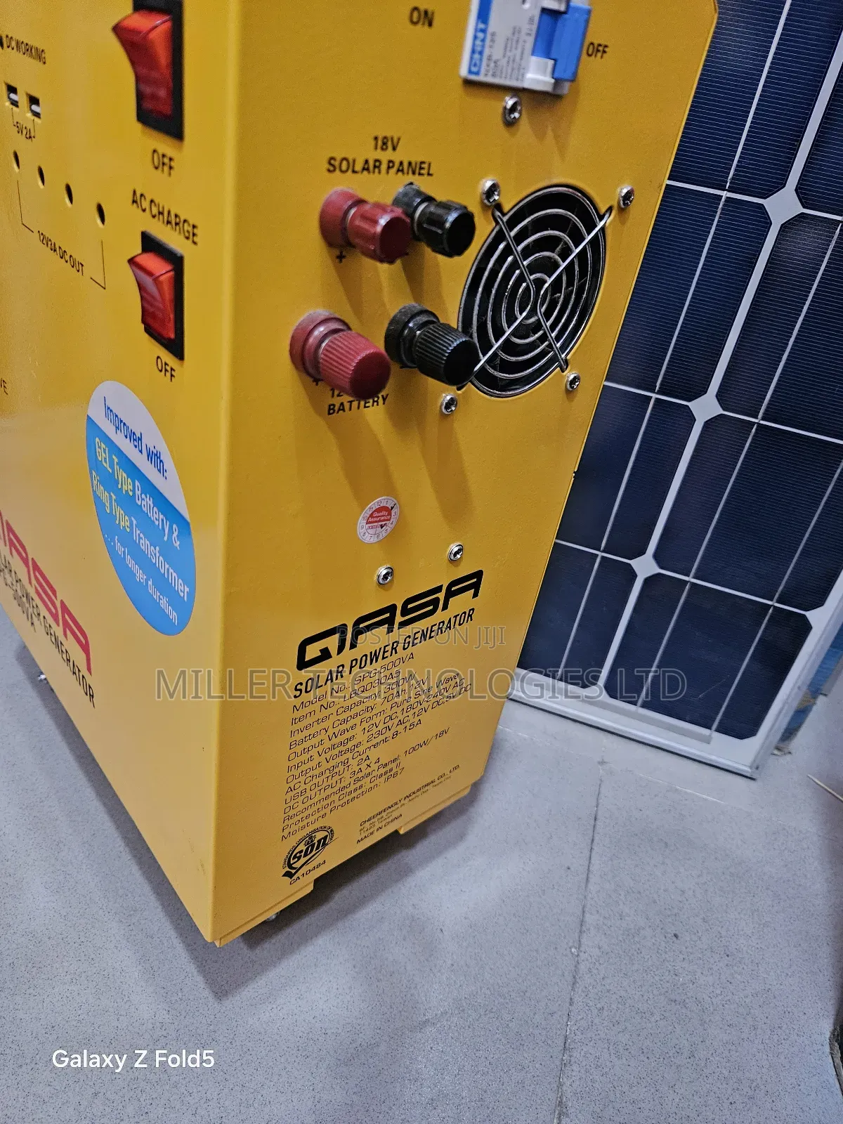Qasa Solar Generator SPG-500va to Power Minor Home Appliaces